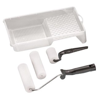 Lackier-Set 6-teilig mit Farbwanne