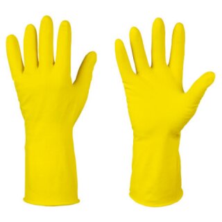 Latex Haushaltshandschuhe Gummihandschuhe Putzhandschuhe 9/L