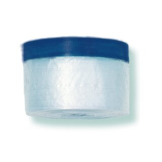 Premium UV Gewebe-Masker Tape blau mit Abdeckfolie 20m
