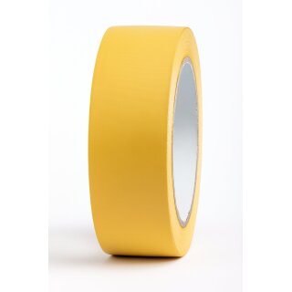 PVC Putzerband Klebeband Maurerband 50mm gelb gerillt