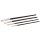 Flachpinsel Ölmalpinsel Pinsel Set 4-teilig schwarz