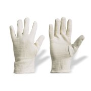 Baumwollhandschuhe Handschuhe Baumwolle Jersey rohweiß
