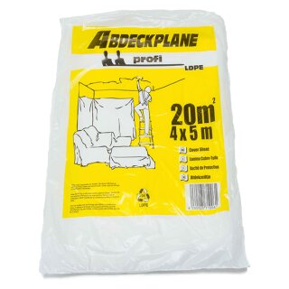 LDPE-Maler-Abdeckplane 20 m² / 50 m² Typ 18, 2,59 €