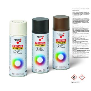 Prisma Lackspray Spraydosen RAL Farbtöne Matt 400ml