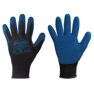 Arbeitshandschuhe Winterhandschuhe Blue Latex nahtlos