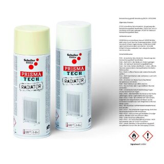 Prisma Heizkörperlack Lackspray Radiator weiß 400ml