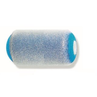 Farbwalze Lackierwalze beflockt 7cm blau beidseitig rund
