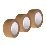 3er Set Abklebeband Abdeckband Malerband braun 50mm